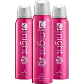 Caldion Night 3x150 ml Erkek Sprey Deodorant