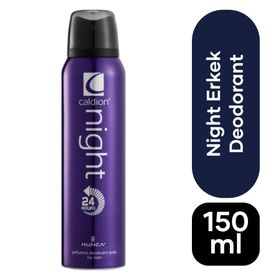 Caldion Night Men Deo Spray 150 ml Erkek Deodorant