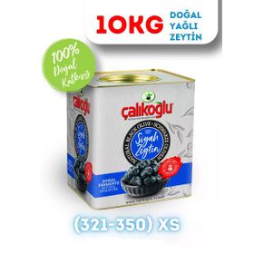 Çalıkoğlu 10 kg 351-380 2Xs Doğal Gemlik Yağlı Siyah Zeytin