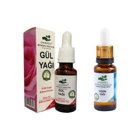 Çalıkoğlu Bitkisel Ürünler 20 ml 2'li Avantaj Paketi Gül Yağı - Ozon Yağı