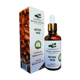 Çalıkoğlu Bitkisel Ürünler 50 ml Soğuk Sıkım Keten Tohumu Yağı