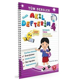 Çalışkan Arı Yayınları - 4. Sınıf Tüm Dersler Akıl Defterim