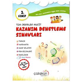 Çalışkan Yayınları 3. Sınıf Tüm Dersler Kazanım Denetleme Sınavları