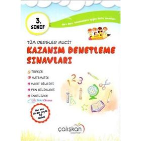 Çalışkan Yayınları 3. Sınıf Tüm Dersler Kazanım Denetleme Sınavları