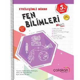 Çalışkan Yayınları 5. Sınıf Fen Bilimleri Etkileşimli Mikro Defter