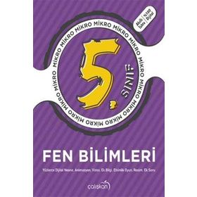 Çalışkan Yayınları 5. Sınıf Fen Bilimleri Etkileşimli Mikro Defter
