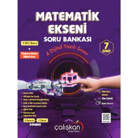 Çalışkan Yayınları 7. Sınıf Matematik Ekseni Soru Bankası