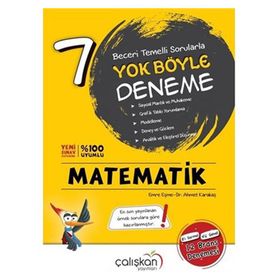 Çalışkan Yayınları 7. Sınıf Matematik Yok Böyle Branş Denemesi