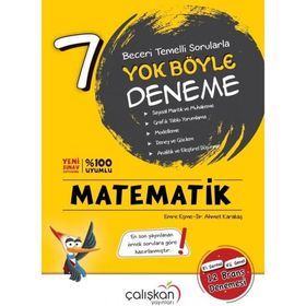 Çalışkan Yayınları 7. Sınıf Matematik Yok Böyle Branş Denemesi