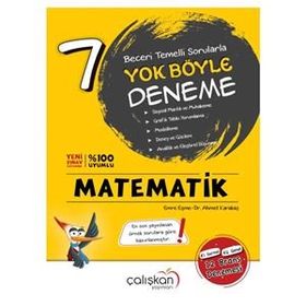 Çalışkan Yayınları 7. Sınıf Matematik Yok Böyle Branş Denemesi