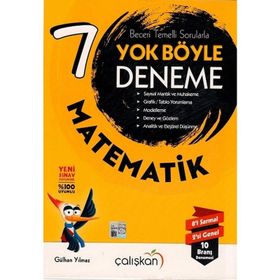 Çalışkan Yayınları 7. Sınıf Matematik Yok Böyle Branş Denemesi