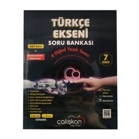 Çalışkan Yayınları 7. Sınıf Türkçe Ekseni Soru Bankası