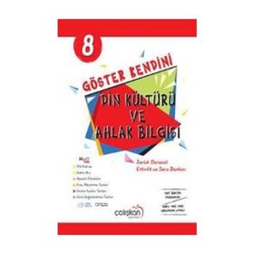 Çalışkan Yayınları 8. Sınıf Din Kültürü ve Ahlak Bilgisi Göster Kendini Soru Bankası