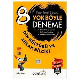 Çalışkan Yayınları 8. Sınıf Din Kültürü Ve Ahlak Bilgisi Yok Böyle Deneme