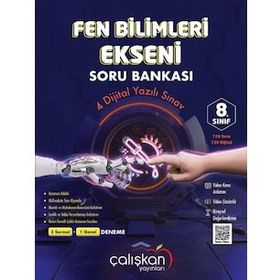 Çalışkan Yayınları 8. Sınıf Hibrit Fen Bilimleri Ekseni Soru Bankası
