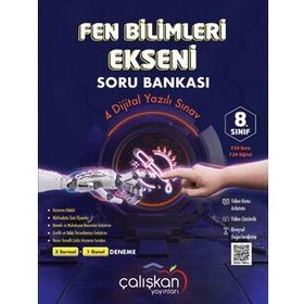 Çalışkan Yayınları 8. Sınıf Hibrit Fen Bilimleri Ekseni Soru Bankası