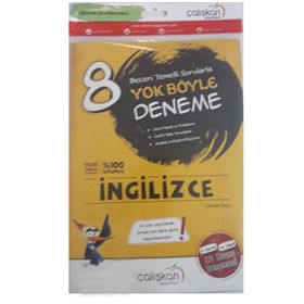 Çalışkan Yayınları 8. Sınıf İngilizce Yok Böyle Branş Denemesi