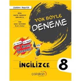 Çalışkan Yayınları 8. Sınıf İngilizce Yok Böyle Branş Denemesi