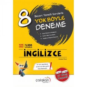 Çalışkan Yayınları 8. Sınıf İngilizce Yok Böyle Branş Denemesi