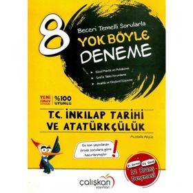 Çalışkan Yayınları 8. Sınıf İnkılap Tarihi Yok Böyle Branş Denemesi