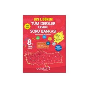 Çalışkan Yayınları 8. Sınıf Tüm Dersler 1. Dönem Soru Bankası