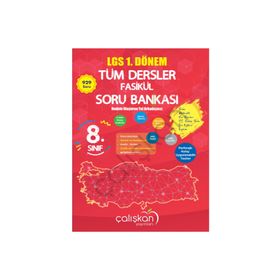 Çalışkan Yayınları 8. Sınıf Tüm Dersler 1. Dönem Soru Bankası