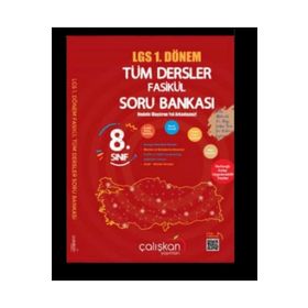 Çalışkan Yayınları 8. Sınıf Tüm Dersler 1. Dönem Soru Bankası