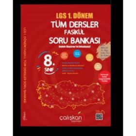 Çalışkan Yayınları 8. Sınıf Tüm Dersler 1. Dönem Soru Bankası