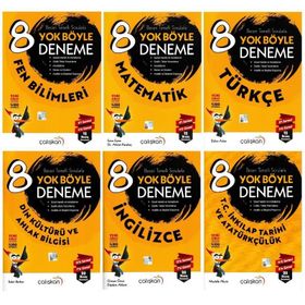 Çalışkan Yayınları 8. Sınıf Yok Böyle Deneme Seti 6 Kitap