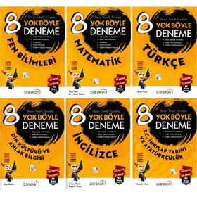 Çalışkan Yayınları 8. Sınıf Yok Böyle Deneme Seti 6 Kitap