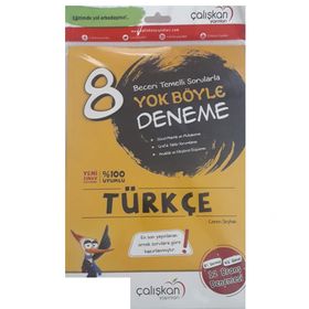Çalışkan Yayınları Türkçe 8. Sınıf Yok Böyle Branş Denemesi