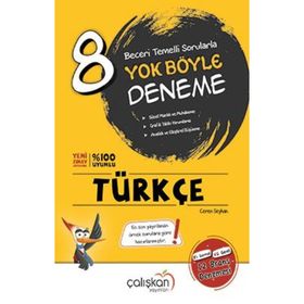 Çalışkan Yayınları Türkçe 8. Sınıf Yok Böyle Branş Denemesi