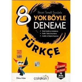 Çalışkan Yayınları Türkçe 8. Sınıf Yok Böyle Branş Denemesi