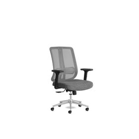 Calitte Spark Başlıksız Gri-Krom Yönetici Çalışma Koltuğu
