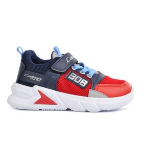 Callion 0107 Lacivert Kırmızı Çocuk Spor Ayakkabı
