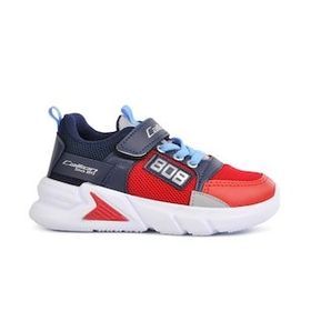 Callion 0107 Lacivert Kırmızı Çocuk Spor Ayakkabı
