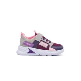 Callion 099 Buz-Kırmızı-Saks Çocuk Spor Ayakkabı