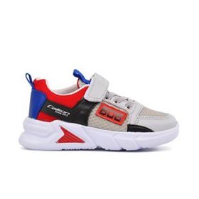 Callion 099 Buz-Kırmızı-Saks Çocuk Spor Ayakkabı