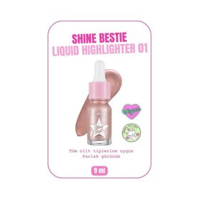 Callista 01 Glam Pixie Shine Bestie Highlighter Likit Aydınlatıcı
