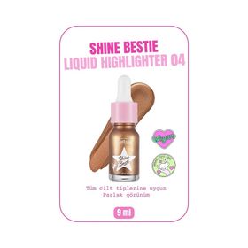 Callista 04 Sunset Pixie Shine Bestie Highlighter Likit Aydınlatıcı