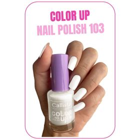 Callista Color Up Nail Polish 103 White As Snow Oje