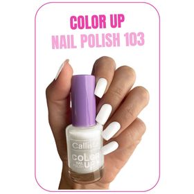 Callista Color Up Nail Polish 103 White As Snow Oje