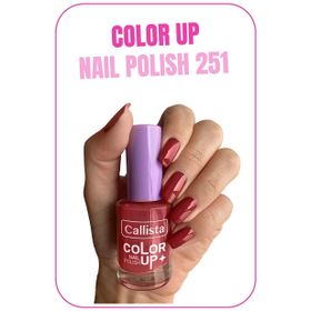 Callista Color Up Nail Polish 251 Calm Down - Kırmızı Oje