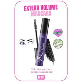 Callista Extend Volume Mascara Siyah Hacim ve Uzunluk Etkili Maskara