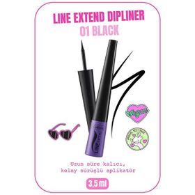 Callista Line Extend No:01 Siyah Dipliner