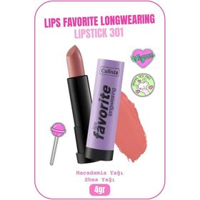 Callista Lips Favorite Longwearing 301 Serving Looks Ruj