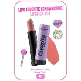 Callista Lips Favorite Longwearing 301 Serving Looks Ruj