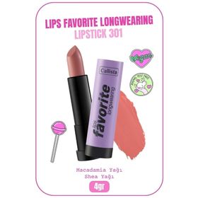 Callista Lips Favorite Longwearing Lipstick 301 Serving Looks Pembe Ruj