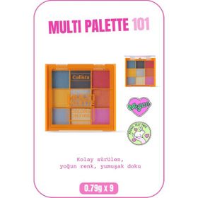 Callista Multi Palette Eyeshadow 101 Colors On Fire Göz Farı Paleti