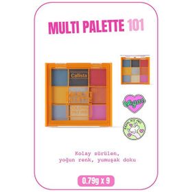 Callista Multi Palette Eyeshadow 101 Colors On Fire Göz Farı Paleti